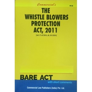 Commercial's The Whistle Blowers Protection Act, 2011 Bare Act 2023